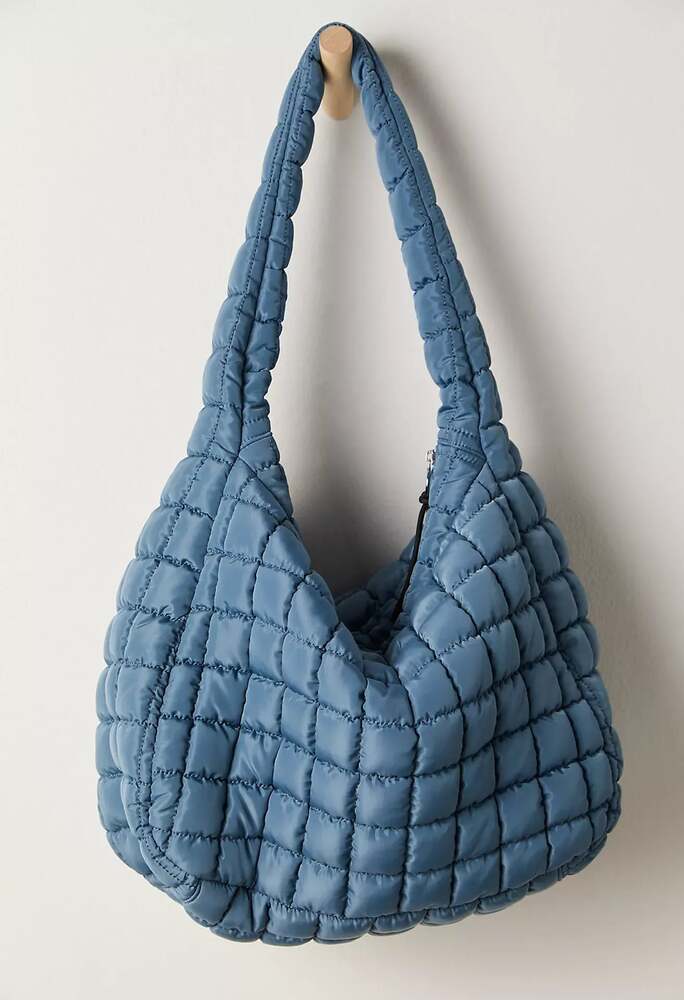 Free People Quilted Carryall Bag in Skyline (CURRENT)($78) - Picture 5 of 9